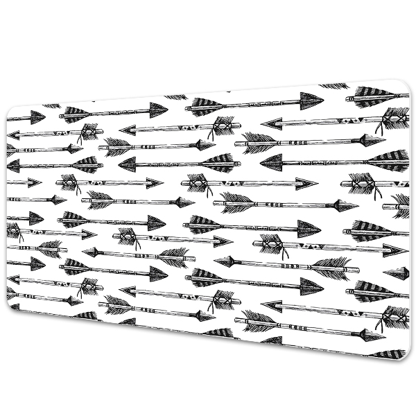 Duża mata na biurko Strzały vintage