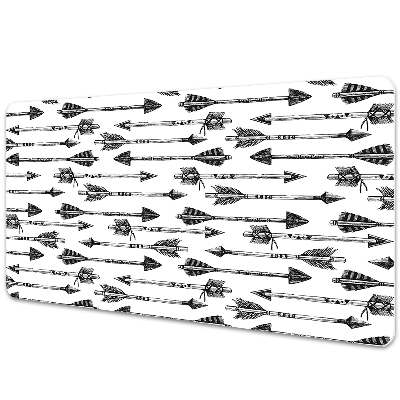 Duża mata na biurko Strzały vintage