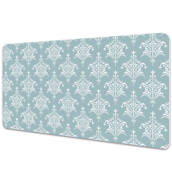 Duża mata na biurko Damask vintage