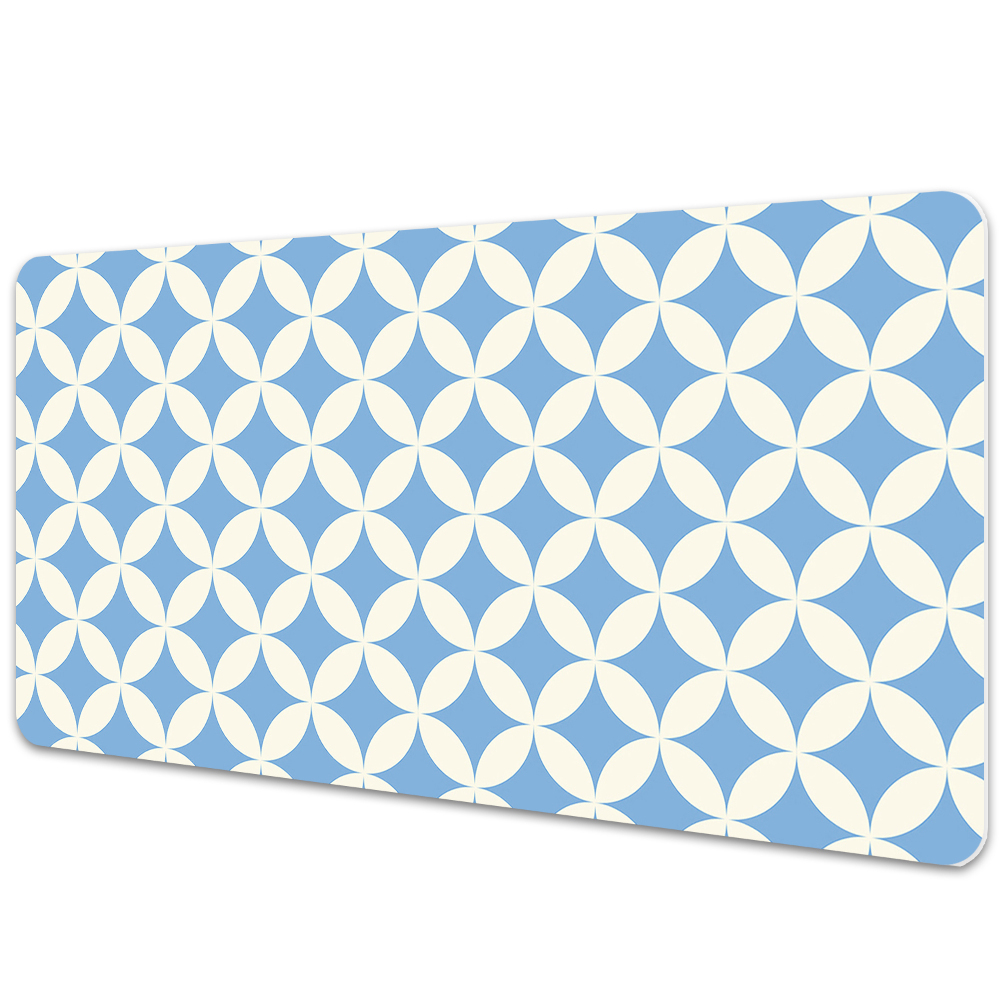 Duża mata na biurko Wzór w marokański kafelek