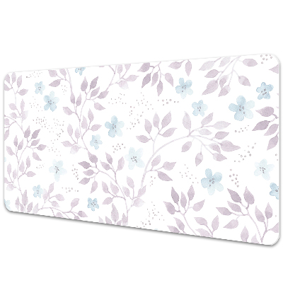 Duża mata na biurko Delikatne listki