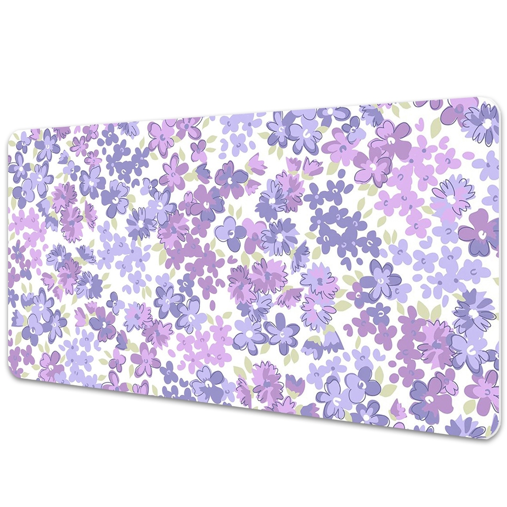 Duża mata na biurko Łąka z niezapominajkami