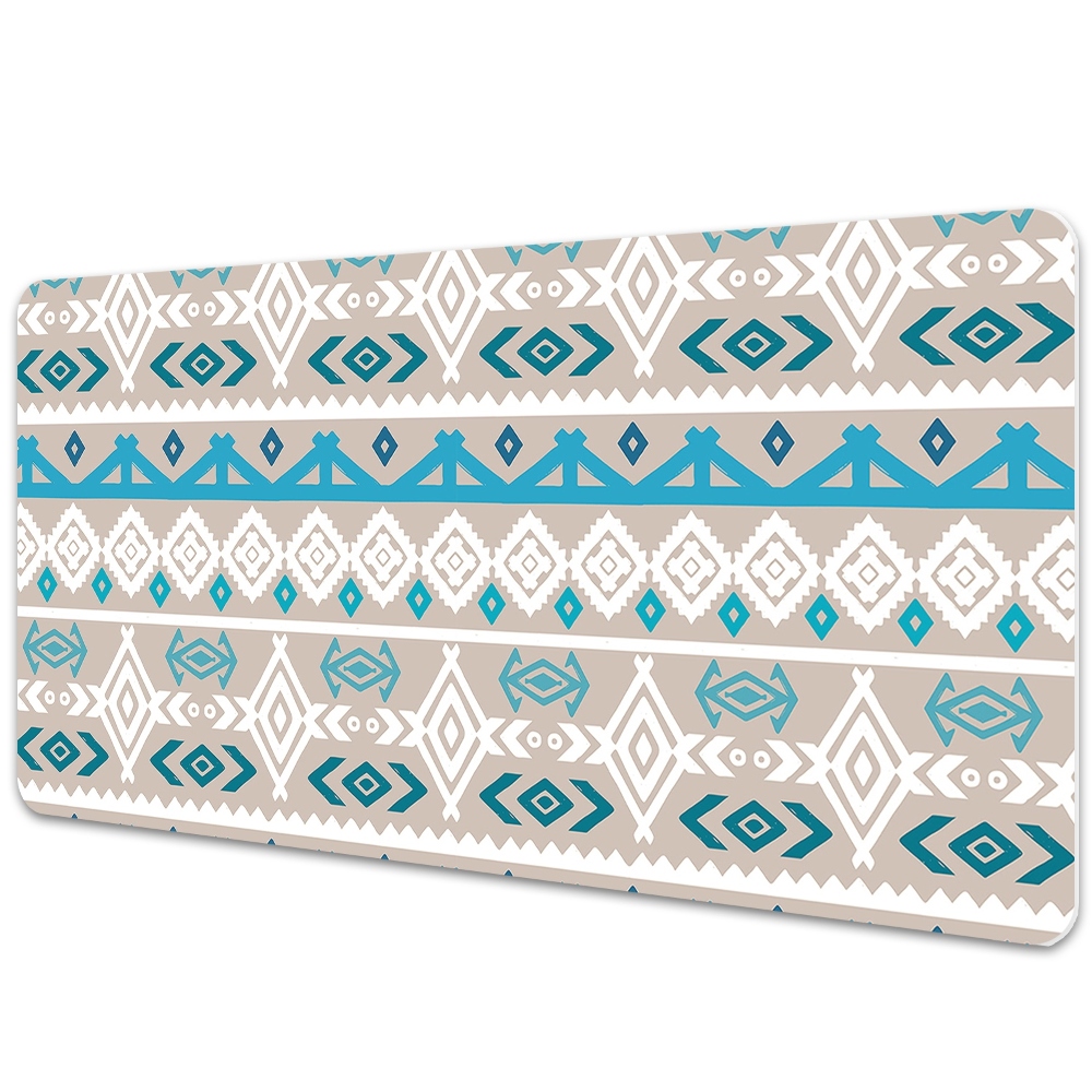 Duża mata na biurko Sztuka etniczna vintage