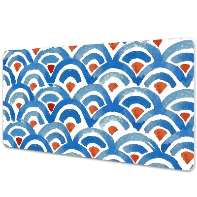 Podkład na biurko Geometryczny motyw łuski