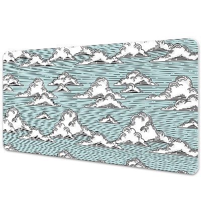 Podkład na biurko Chmury rysunek w stylu vintage