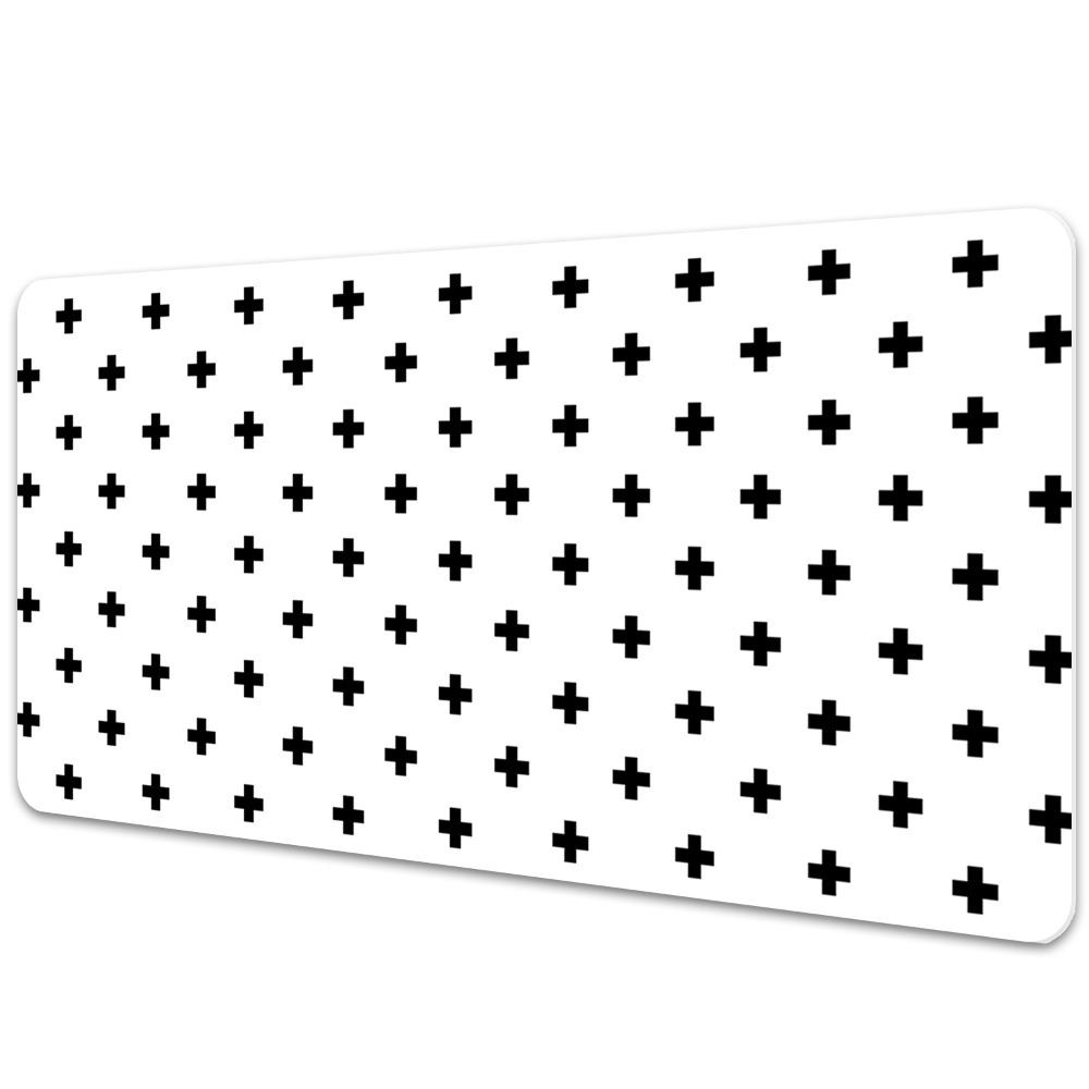 Podkładka na biurko Czarne plusy