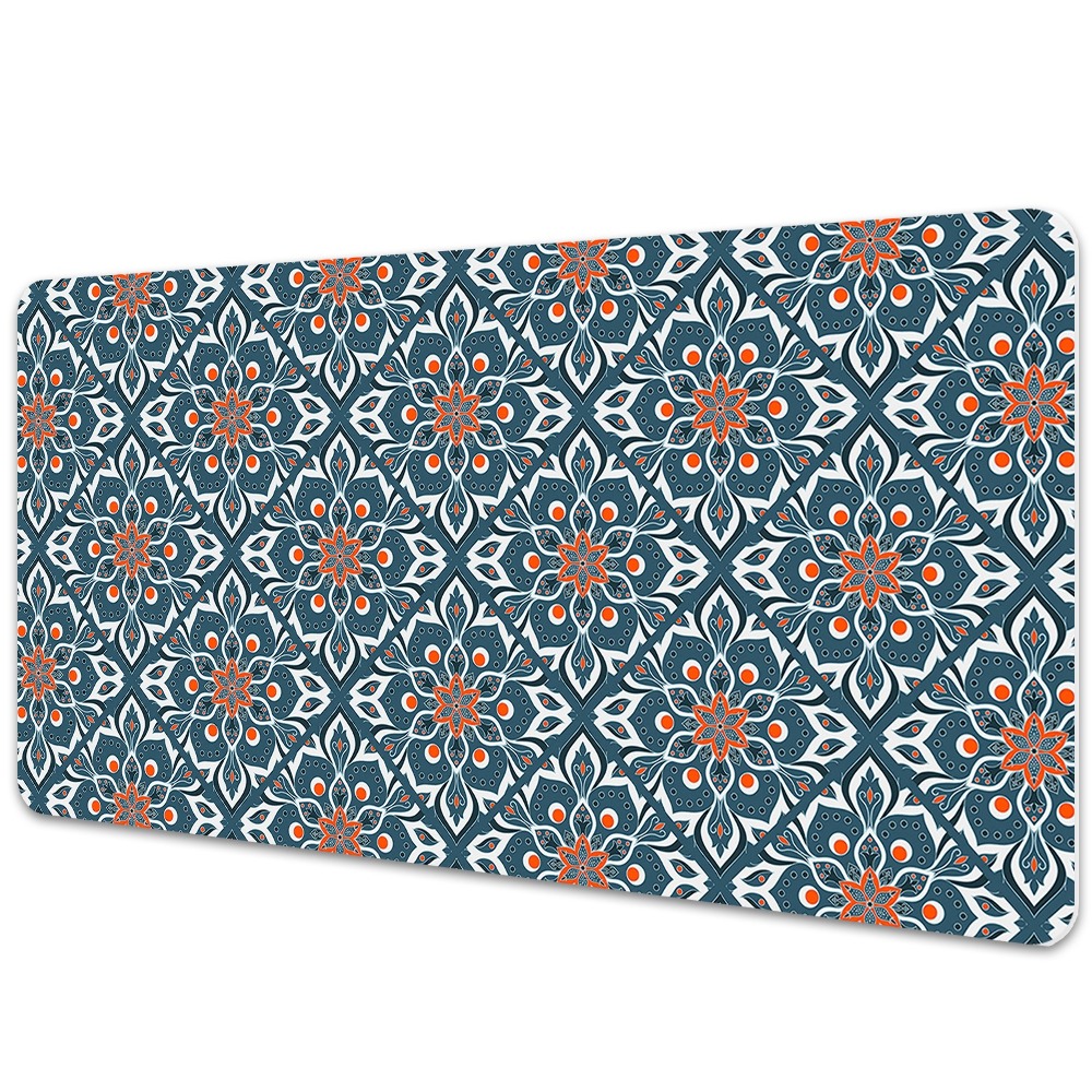 Podkładka na biurko Niebiesko-biała mandala