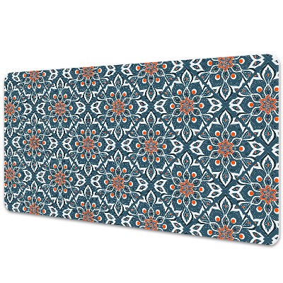 Podkładka na biurko Niebiesko-biała mandala