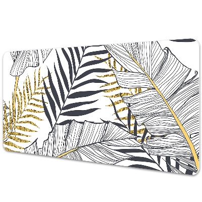 Podkładka na biurko Rysowane tropikalne liście