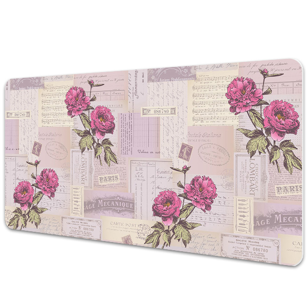 Podkładka na biurko Różowy wzór vintage
