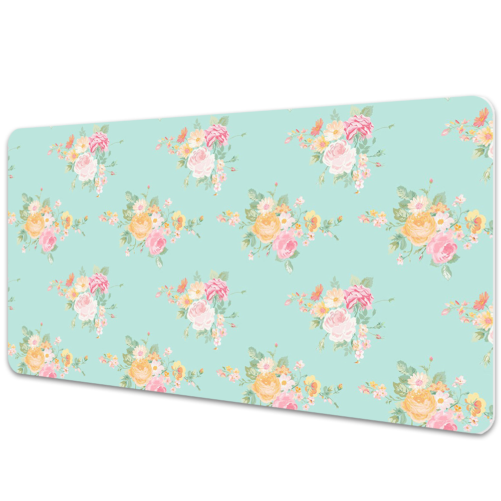 Podkładka na biurko Malowane bukiety kwiatów