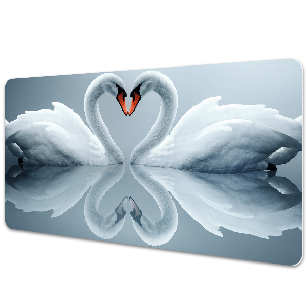 Podkładka na biurko Łabędzie na wodzie