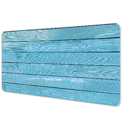 Podkładka na biurko Tekstura błękitnych desek