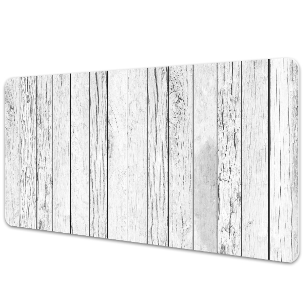 Podkładka na biurko Tekstura białych desek