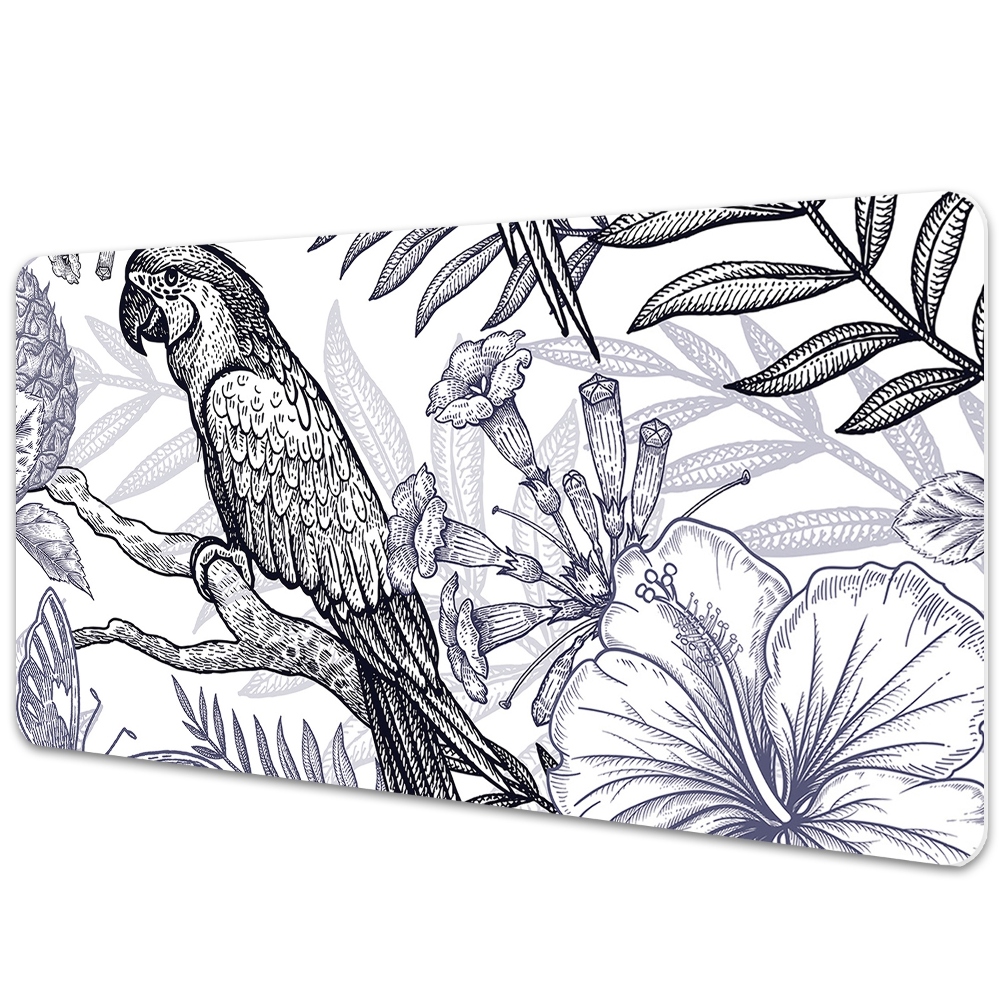 Podkładka na biurko Artystyczna papuga