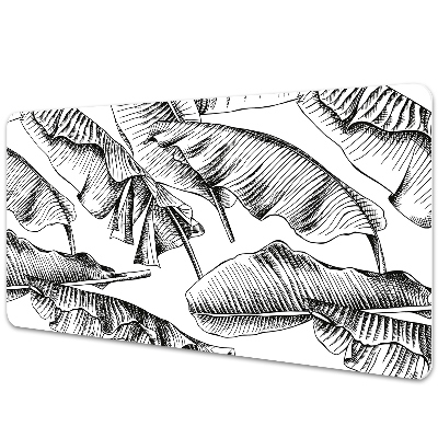 Podkładka na biurko Liście w czerni