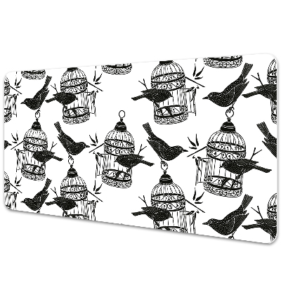 Podkładka na biurko Klatki ptaków