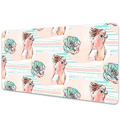 Podkładka na biurko Papugi