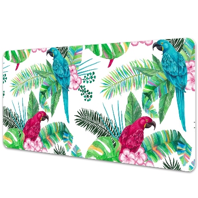 Podkładka na biurko Papugi na muralu