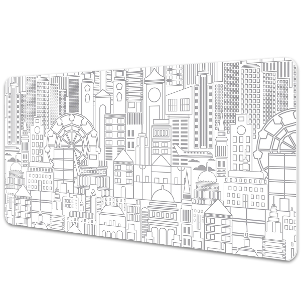Podkładka na biurko Szkic miasta