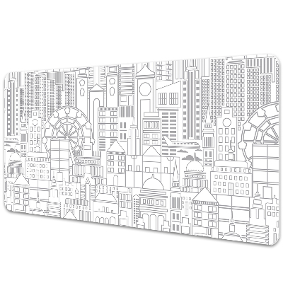 Podkładka na biurko Szkic miasta