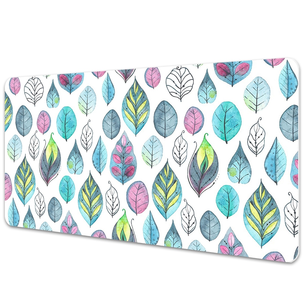 Mata ochronna na biurko Rysowane liście