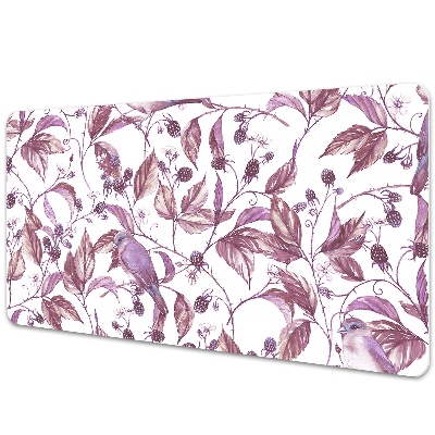 Mata ochronna na biurko Ptaszki na gałązce