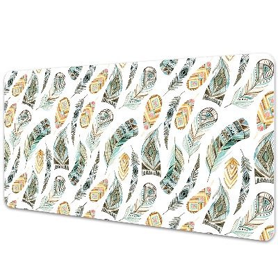 Mata ochronna na biurko Pióra w stylu Boho