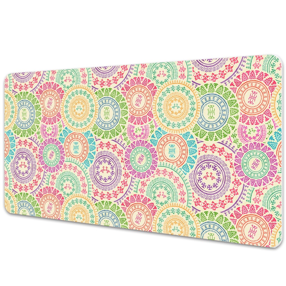 Mata ochronna na biurko Abstrakcyjny wzór koła