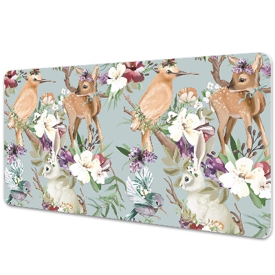 Mata ochronna na biurko Leśna fauna