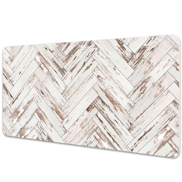 Mata ochronna na biurko Tekstura drewnianej podłogi