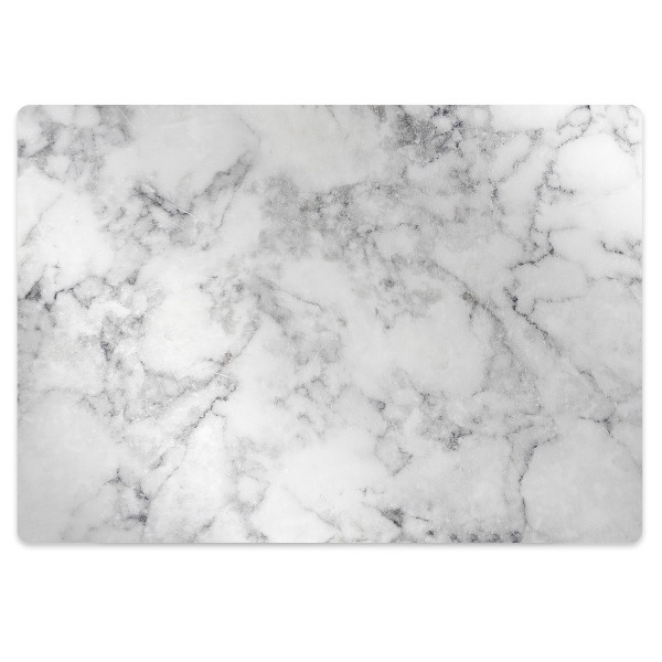 Mata pod krzesło Jasny marmur