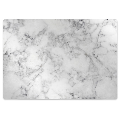 Mata pod krzesło Jasny marmur