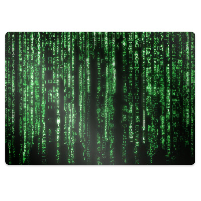 Mata pod krzesło Zielone wzory