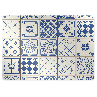 Podkładka pod fotel Niebieska mozaika