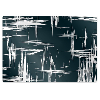 Mata pod krzesło Białe pęknięcia