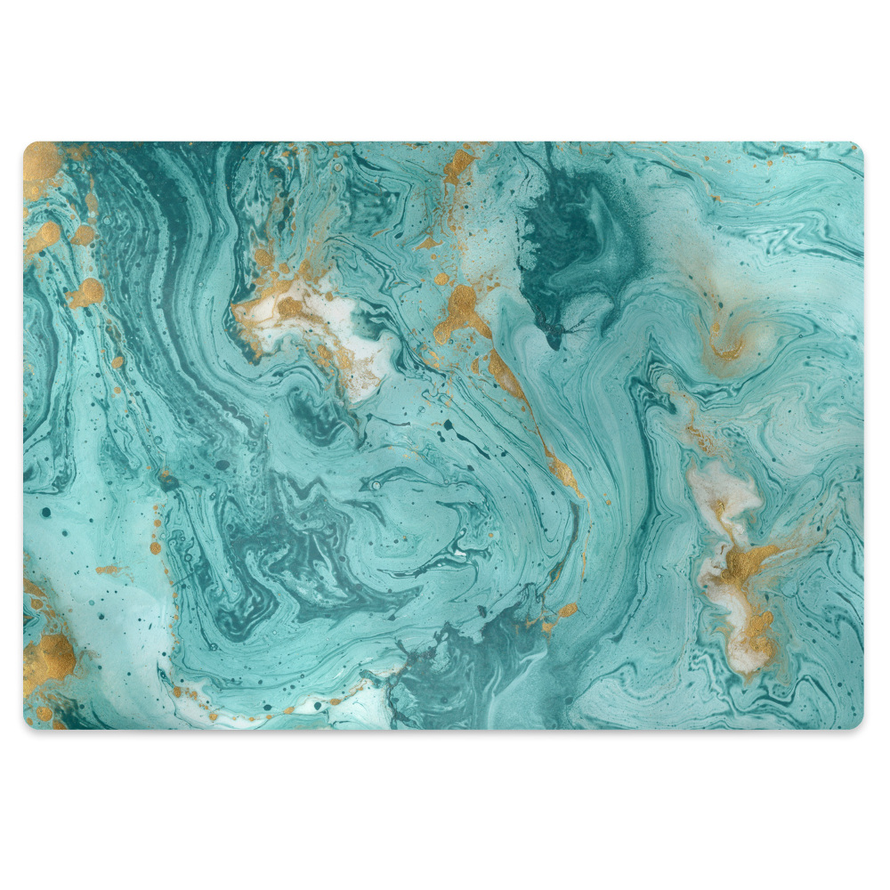 Mata ochronna na podłogę Marmur niebieski