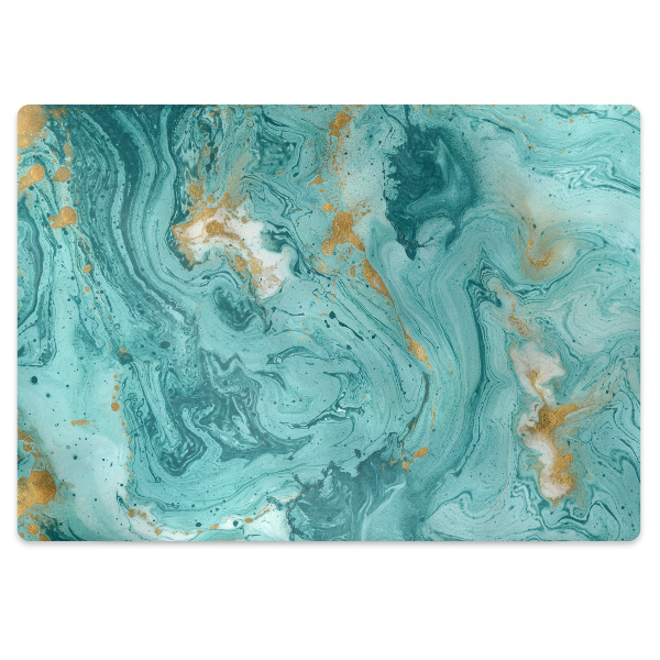 Mata ochronna na podłogę Marmur niebieski