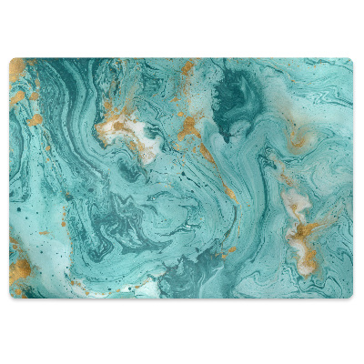 Mata ochronna na podłogę Marmur niebieski