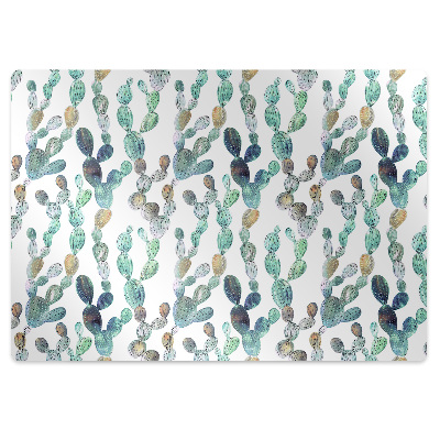 Mata pod krzesło Kaktusy