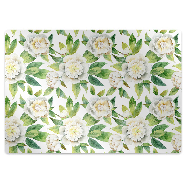 Mata pod krzesło Kolorowa flora