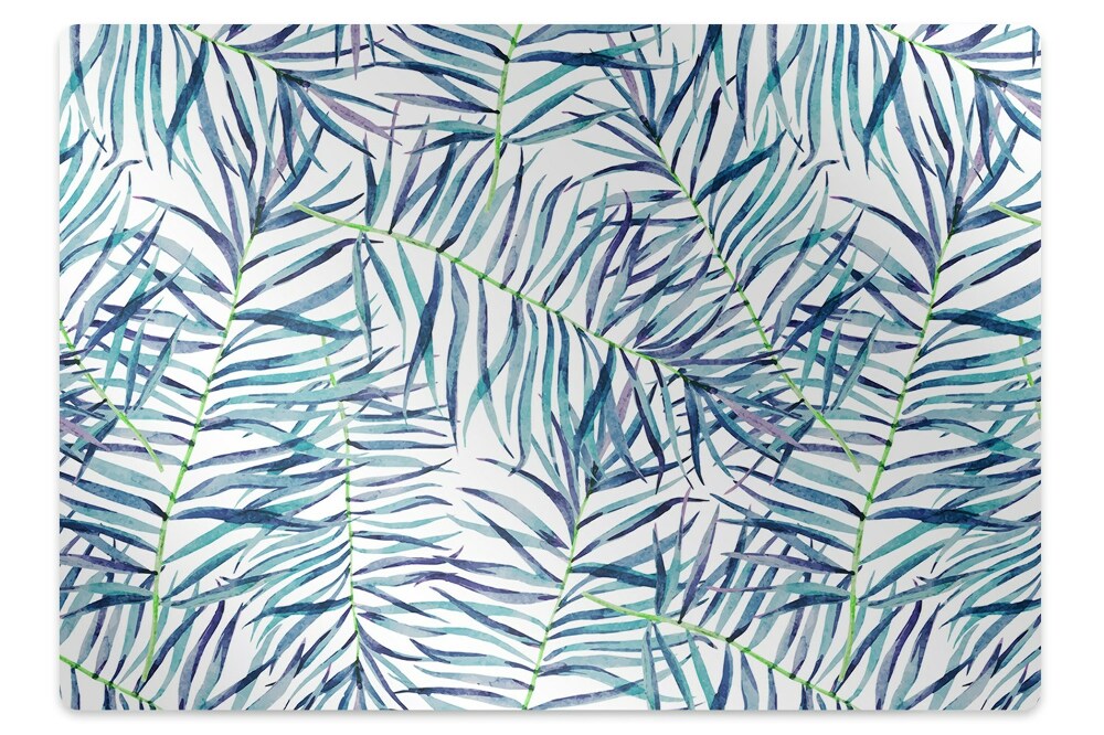 Mata pod biurko Egzotyczne listki