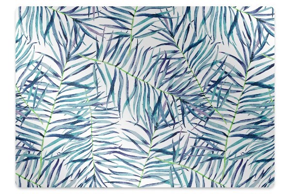 Mata pod biurko Egzotyczne listki