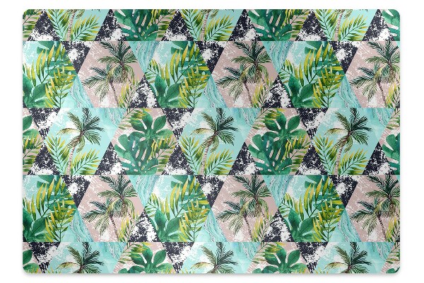Mata pod krzesło Palmy motyw