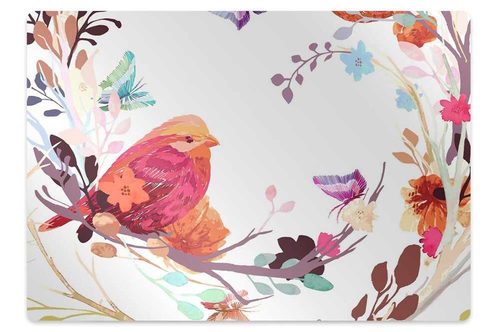 Podkładka pod krzesło Ptaki w lesie