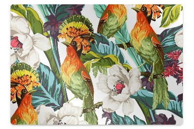 Podkładka pod fotel Egzotyczny ptasi motyw