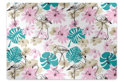 Podkładka pod krzesło Malowane piękne ptaki