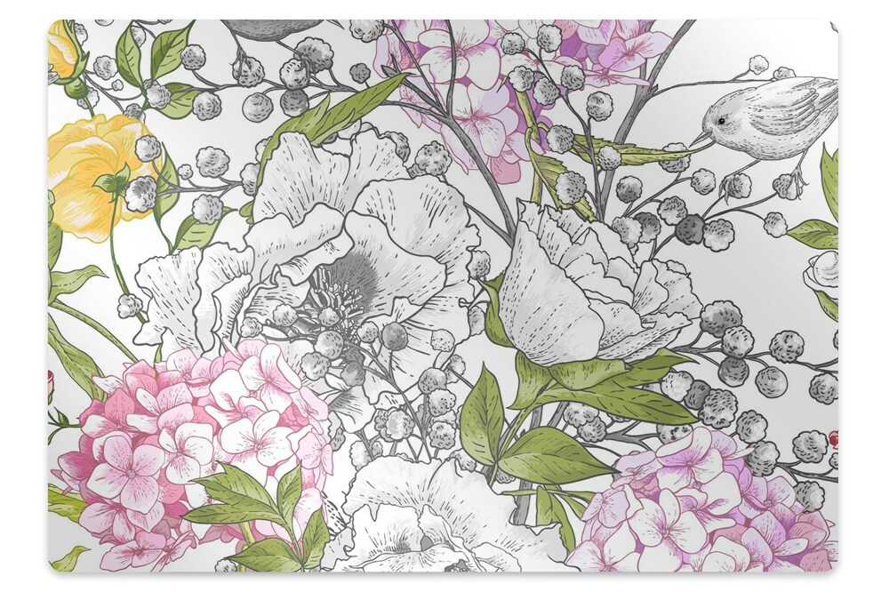 Mata ochronna pod krzesło Ptasi motyw