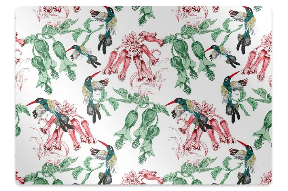 Podkładka pod fotel Zioła i ptaszki