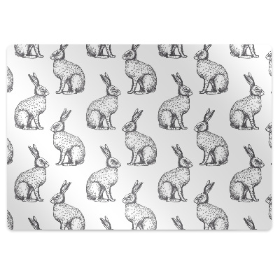 Podkładka pod krzesło Króliki